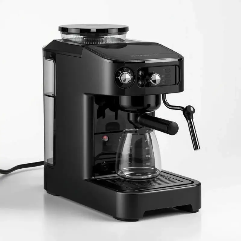 Morphy Richards Europa Espresso Maker - Best Diwali Kitchen Gift Under 5000 Morphy Richards Europa 800W espresso cappuccino coffee maker black 4-cup with milk frother - best Diwali gift under 5000